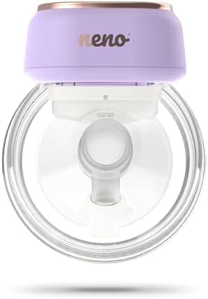 NENO Sole Milchpumpe Elektrisch - Leiser und Diskreter Betrieb - BPA-frei - Schnelles USB-C-Laden - 9 Saugstufen Freihän