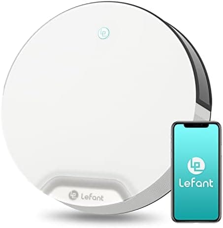 LEFANT M310 Ultra Weiß Staubsauger Roboter 6000Pa ToF Lasernavigation App Alexa