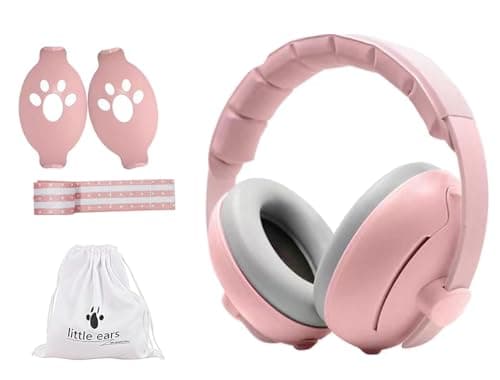 2 In 1 Gehörschutz Kopfhörer & Ohrenschütz Baby, 25db Lärmschutz, ideal für Alltag & Reisen, mit Geräuschunterdrückung f