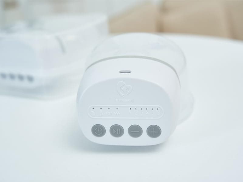 Bellababy Milchpumpe Elektrisch Tragbar, 24mm Weiß, Geräuscharm und Schmerzlos, Vielseitig Einsetzbar