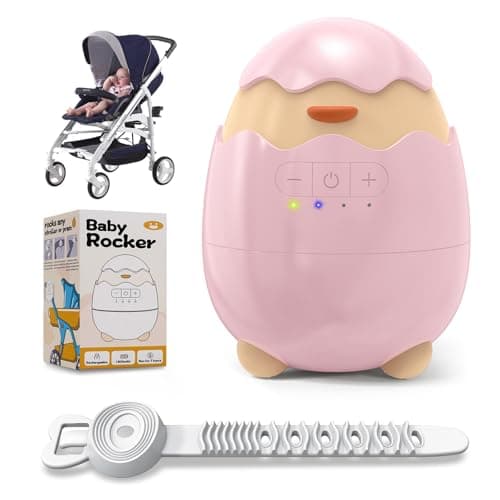 Robofun Kinderwagenschaukler - Elektrische Schlafhilfe für Babys, USB-C Aufladbar, 5 Einstellbare Schaukelintensitäten