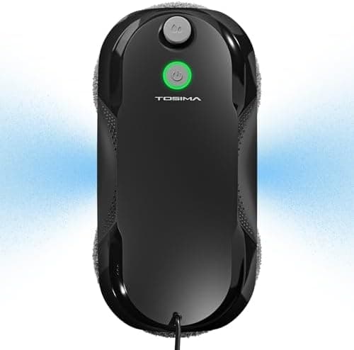 TOSIMA W5 Fensterputzroboter - Dreifaches Sicherheitssystem & intelligente Navigation (Schwarz)  
TOSIMA W5 Fensterputzr