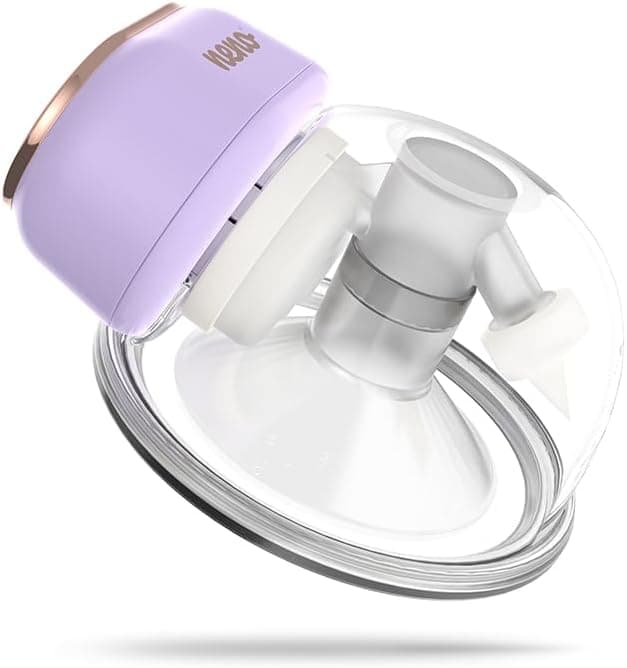 NENO Sole Milchpumpe Elektrisch - Leiser und Diskreter Betrieb - BPA-frei - Schnelles USB-C-Laden - 9 Saugstufen Freihän