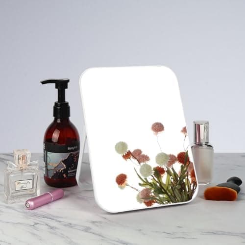OSDUE Super HD Tischspiegel, faltbar tragefähig, für Zuhause und Reisen(Weiß)  
OSDUE Faltbarer Reisespiegel Super HD, t