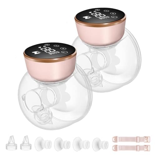 Tragbare elektrische Milchpumpe freihändig ultra-leise 19/21/24 mm Flansche 3 Modi 9 Saugstufen auslaufsicher stillende